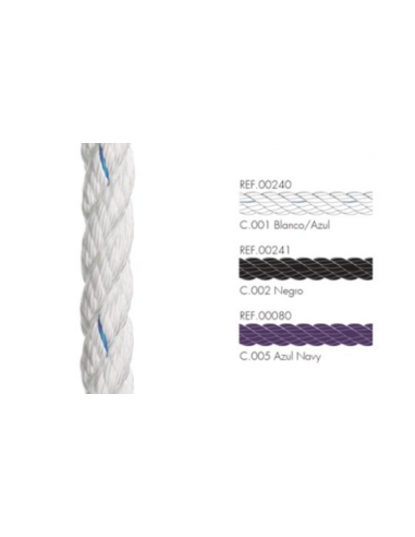 CABO AMARRE 16MM POLYESTER ROPE