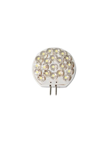 BOMBILLA 12V, LED, T30, G4, BLANCO - 21 LEDS,40X30X8,2MM