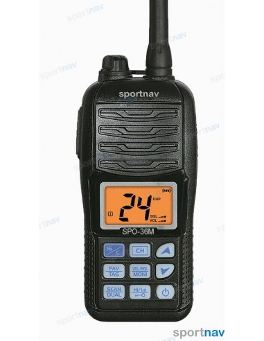 RADIO VHF PORTATIL SPORTNAV 36M IPX7